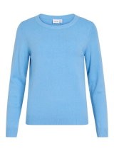 Vila Viril O-Neck L/S Knit Top - All Aboard