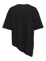 Vila Uliera 2/4 Asymmetric T-Shirt -  Black