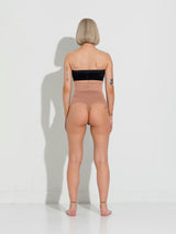 Lykkeland Second Skin High Waist Thong - Tan
