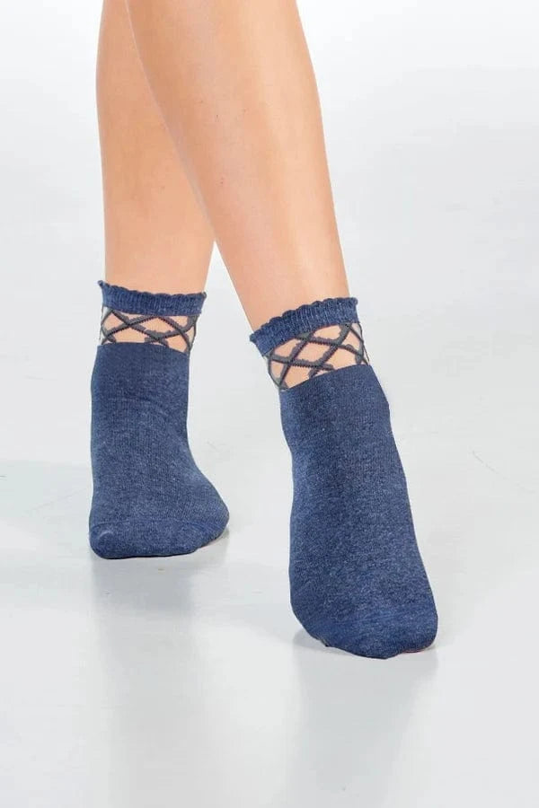 Dailysocks Sara Karo - Jeans Blue
