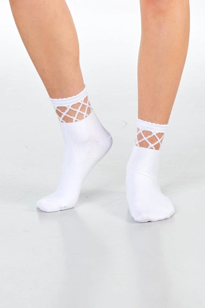 Dailysock Sarah Karo - White