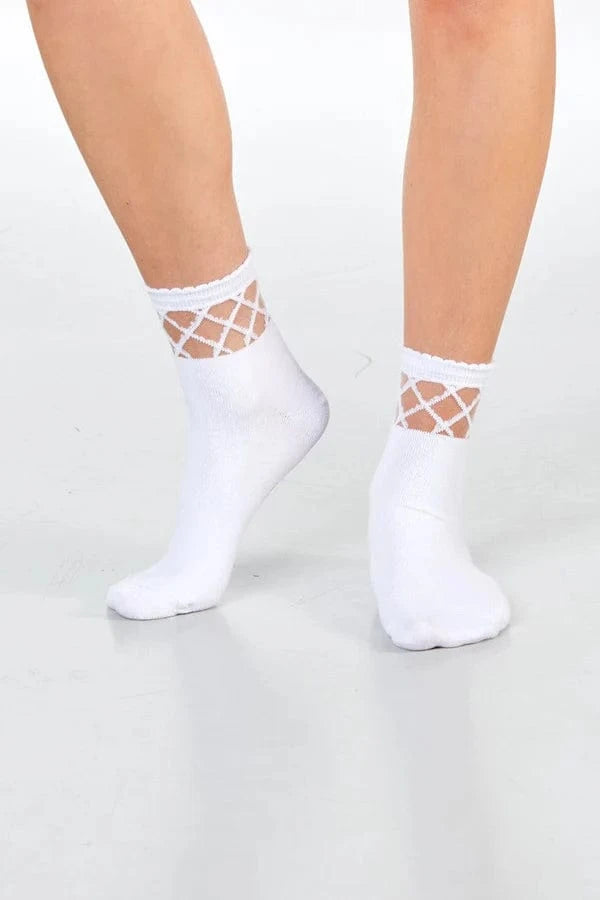 Dailysocks Sara Dots - White