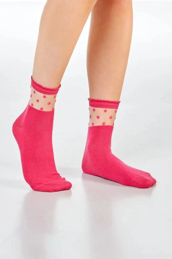 Dailysocks Sara Dots - Pink