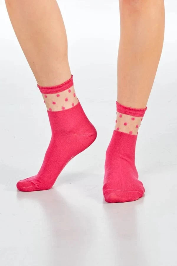 Dailysocks Sara Dots - Pink