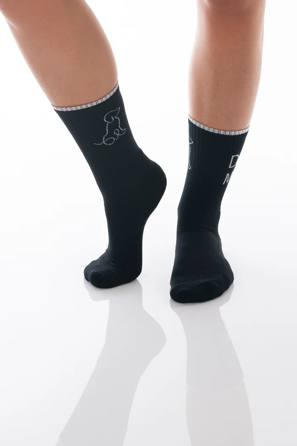 Dailysocks Dog Mom - Black