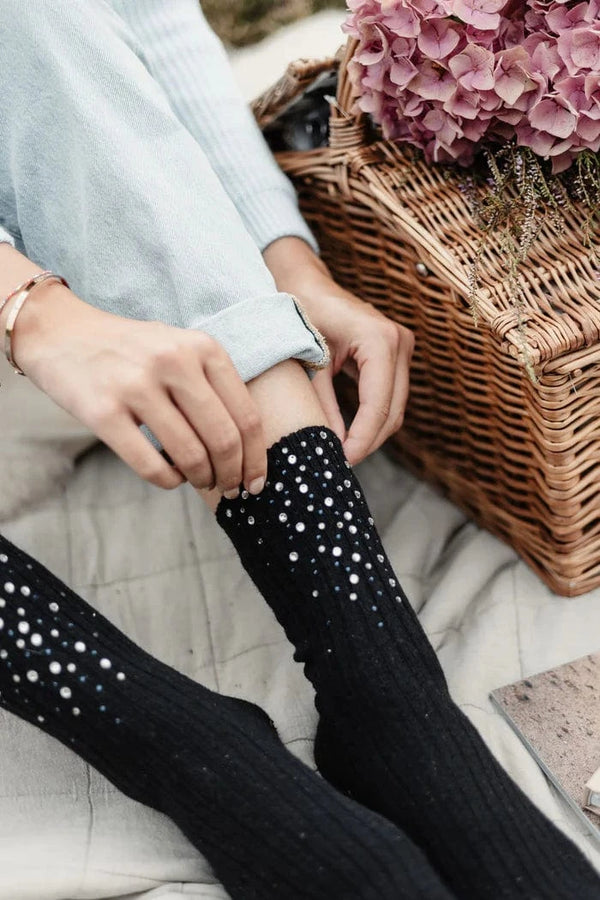 Dailysocks Marie Strass - Black