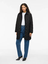 Vila Quila L/S Corduroy Quilt Long Jacket - Back