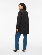 Vila Quila L/S Corduroy Quilt Long Jacket - Back