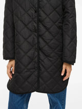 Vila Quila L/S Corduroy Quilt Long Jacket - Back