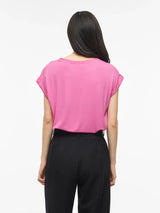 Vila Ellette satin top - Fiji