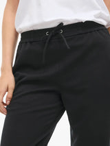 Vila Ellie RW Slim Ankle pants - Black