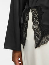 Vila Onara Lace L/S Blouse - Black