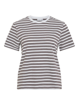 Vila Nora S/S Yd T-shirt - Coffee Bean