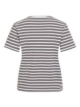 Vila Nora S/S Yd T-shirt - Coffee Bean
