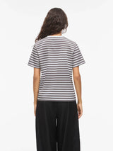 Vila Nora S/S Yd T-shirt - Coffee Bean