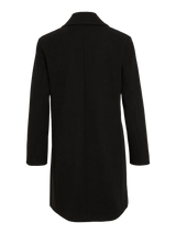 Vila Claudia Button Coat - Black