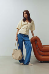 Noella N-Katy MW Jeans - Blue Wash