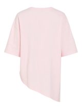 Vila Uliera 2/4 Asymmetric T-Shirt -  Cherry Blossom
