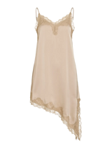 Vila Lacey Strap Dress - Cement