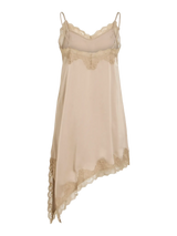 Vila Lacey Strap Dress - Cement