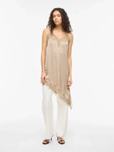 Vila Lacey Strap Dress - Cement