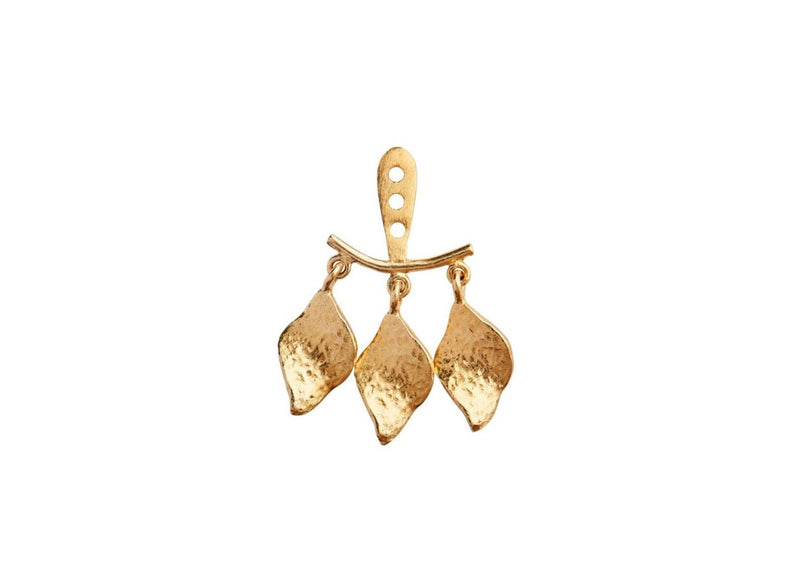 Stine A - Dancing Three Ile De L'Amour Behind Ear Earring - Gold