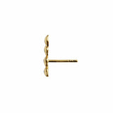 Stine A - Four Glimpse Earring with Stones - Right - Gold