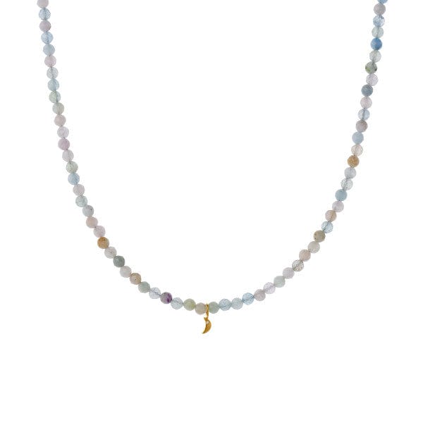 Stine A Soft Pastella With Tres Petit Moon Necklace