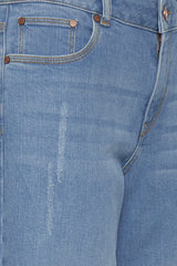 Pulz Emma Jeans Wide Leg - Light Blue