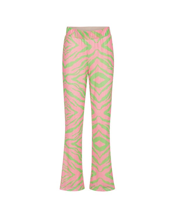 Hunkøn Elanor trousers- Pink Tiger Art print
