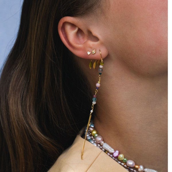 Stine A - Petit Candy Harlekin Earring Gold
