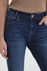 Pulz Emma Jeans Skinny Leg - Dark blue