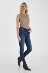 Pulz Emma Jeans Skinny Leg - Dark blue